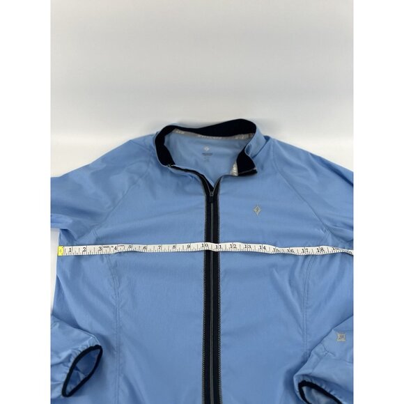 Specialized Cycling Jacket XL Baby Blue Full Zip Sleeves Vest Windbreaker Womens - Picture 7 of 12